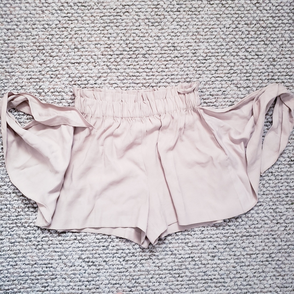 BCBG Paperbag Waist Shorts - Picture 2 of 4